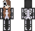 skeleton faced