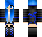 blue dragon girl
