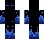 blue flames