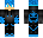 blue flaming pumpkin