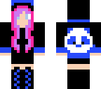 blue panda girl 3