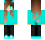 cute evil light green girl