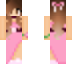 cute pink dress girl