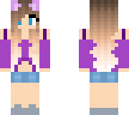 cute purple girl