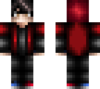 dark red hoodie boy