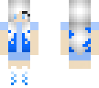 girl with vestblue