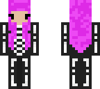 girly skull chibi
