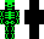 green skeleton