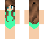 gymnastics skin with pony tail hair