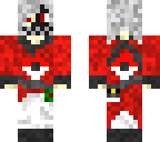 masked crimson pokemon trainer