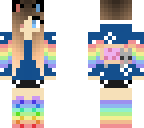 new edited rainbow girl