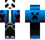panda azul