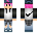 pink hair boy