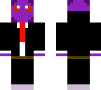 purple man in a work suit