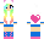 rainbow panda girl
