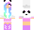 rainbow panda girl