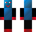 blauer komischer skin