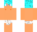 blue clothes to underwear