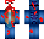 clown with blood