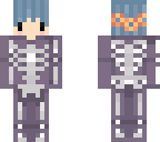 cute chibi skeleton boy