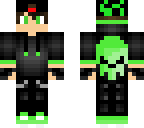 green skater with kickflip hat