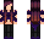 halloween purple chibi