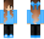 kawaii blue bow
