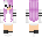 pink haired skeleton girl 