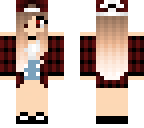 red plaid girl