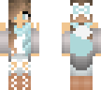redo of my wolf girl skin