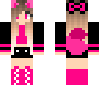 super kawaii pink wolf girl