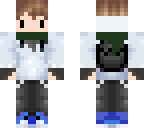 winter scarf backpack chibi kid