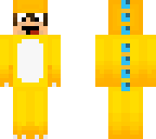yellow dino onesie