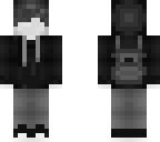 black and white boy with no face