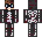 bloody skeleton boy