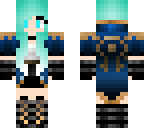 blue hair knight