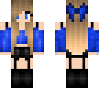 cute blue girl