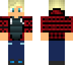 garroth whit red jacket
