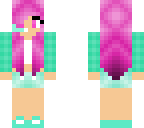 mint green and pink