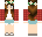 plaid flower crown