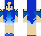 pretty blue girl