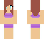 purple swimsuit girl