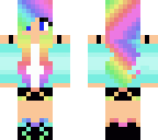 rainbow girl