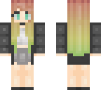 rainbow haired girl