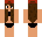 red brown bikini girl