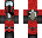 red nuclear suit