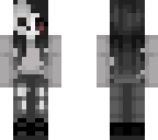 black and white skull