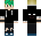 blonde green punker