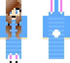 blue bunny onesie