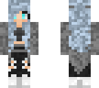blue fall girl